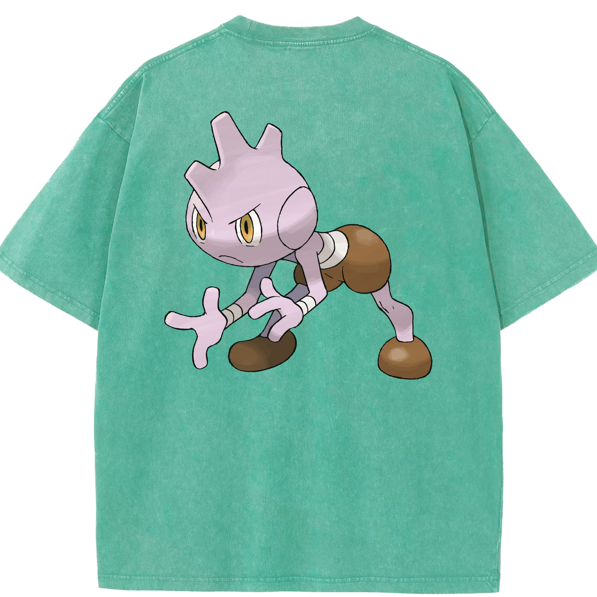 （画像用） ポケットモンスター Pokémon 綿100% ヴィンテージ風 半袖Tシャツ（背面プリント）